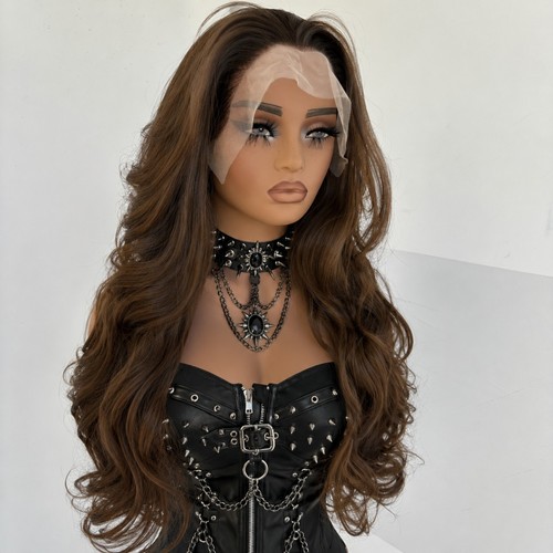 Ombre braun mehrlagig long - ombre,