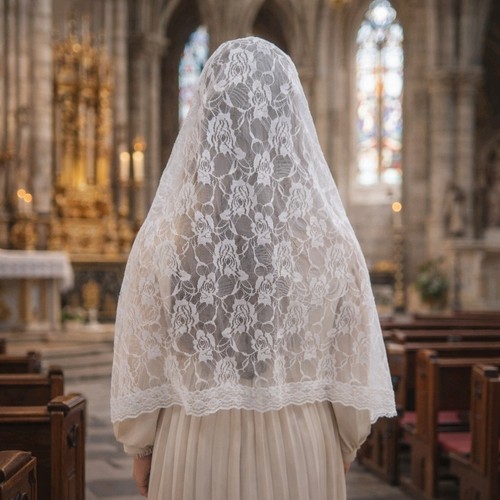 White lace chapel - white,