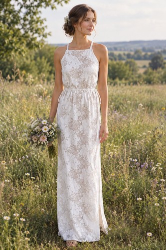 Boho brautkleid mit dünnen - boho,