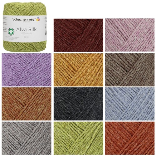 50g schachenmayr alva silk - alva,