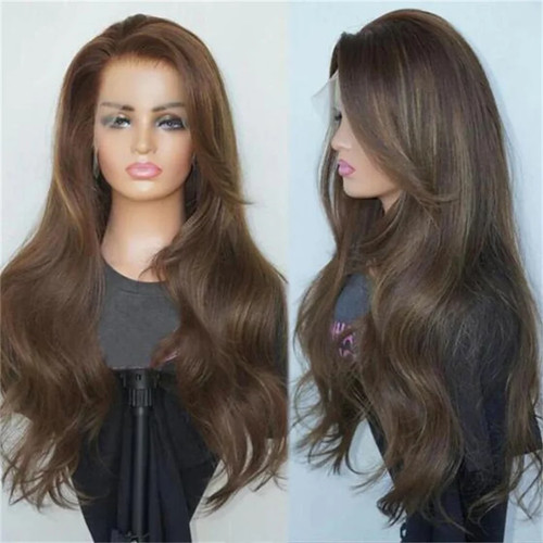 Damen long wavy - long,