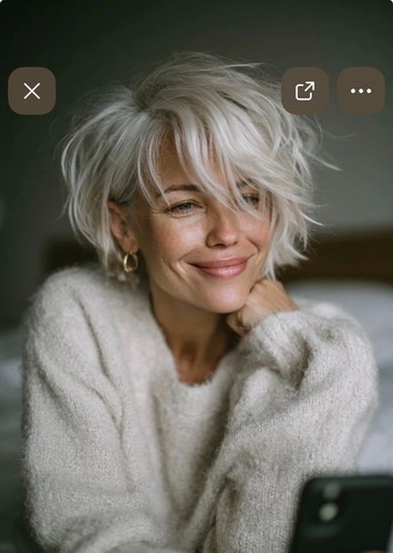 Kurze weißblonde pixie - weißblonde,