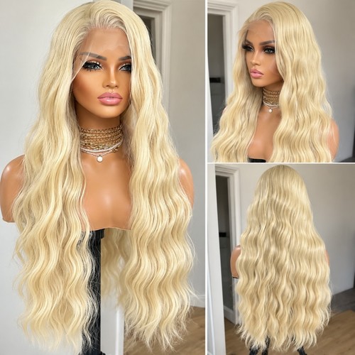 Blond lace front perücken - blond,