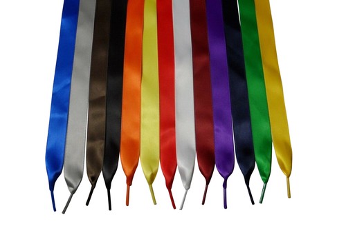 Satin schnürsenkel laces deko - satin,
