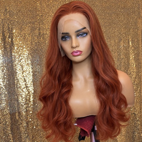 Kupferrot long wavy kunsthaar - wavy,