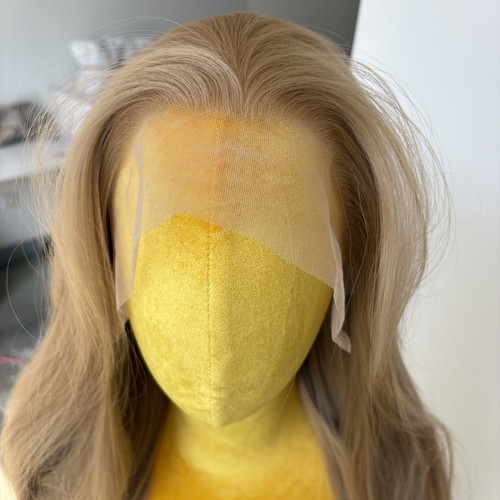 Blond long straight kleberlose - blond,